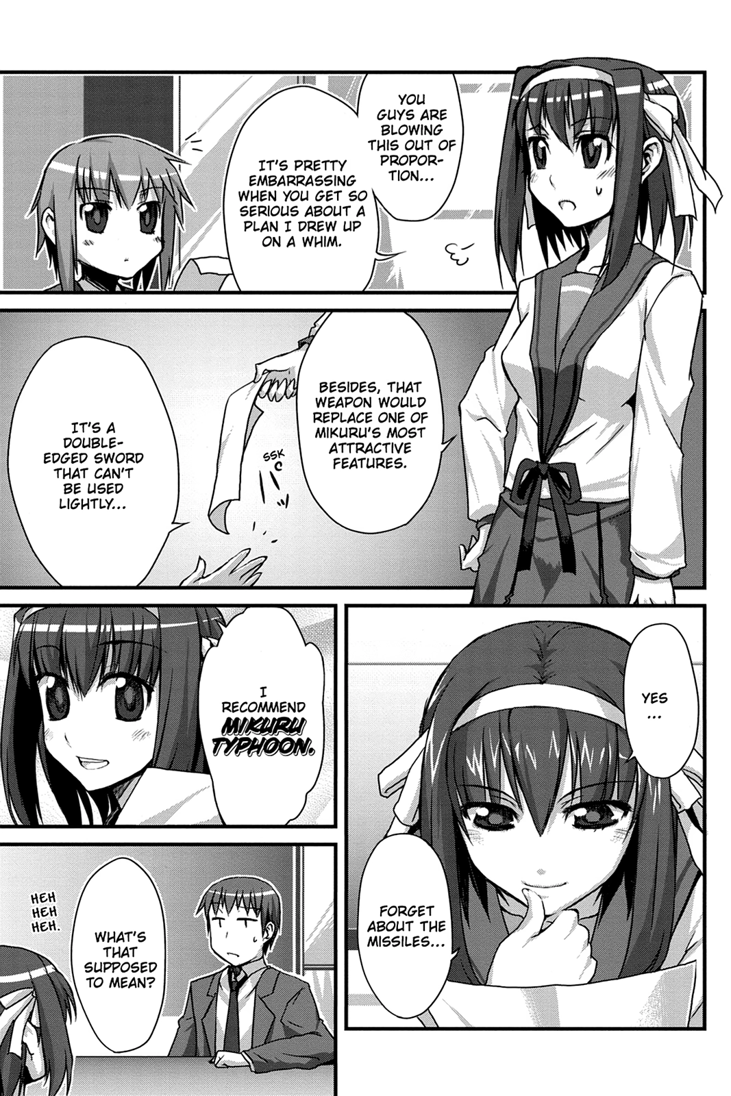 The Melancholy of Suzumiya Haruhi-chan: The Untold Adventures of the SOS Brigade Chapter 1 page 14 - 
