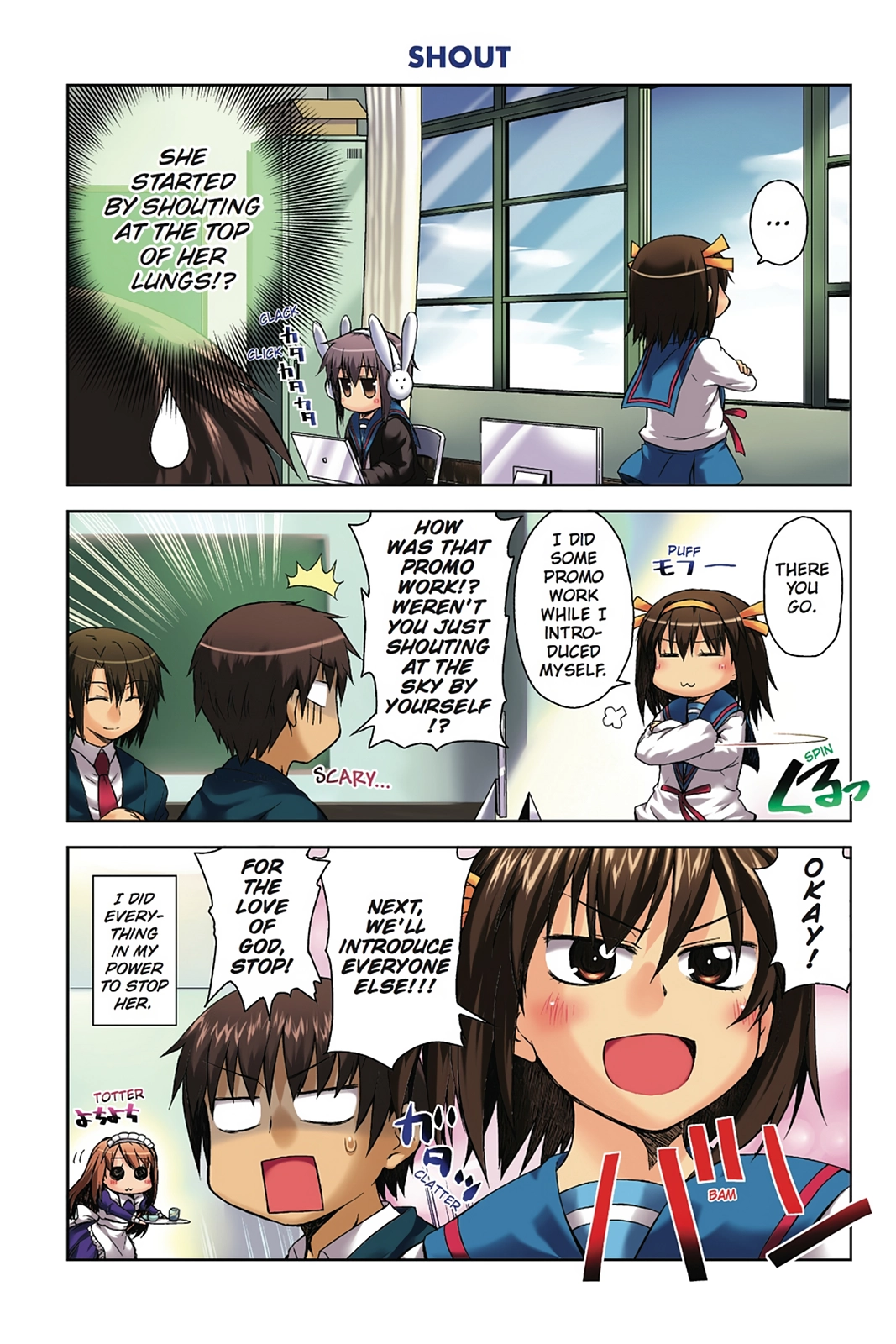 The Melancholy of Suzumiya Haruhi-chan: The Untold Adventures of the SOS Brigade Chapter 1 page 3 - 