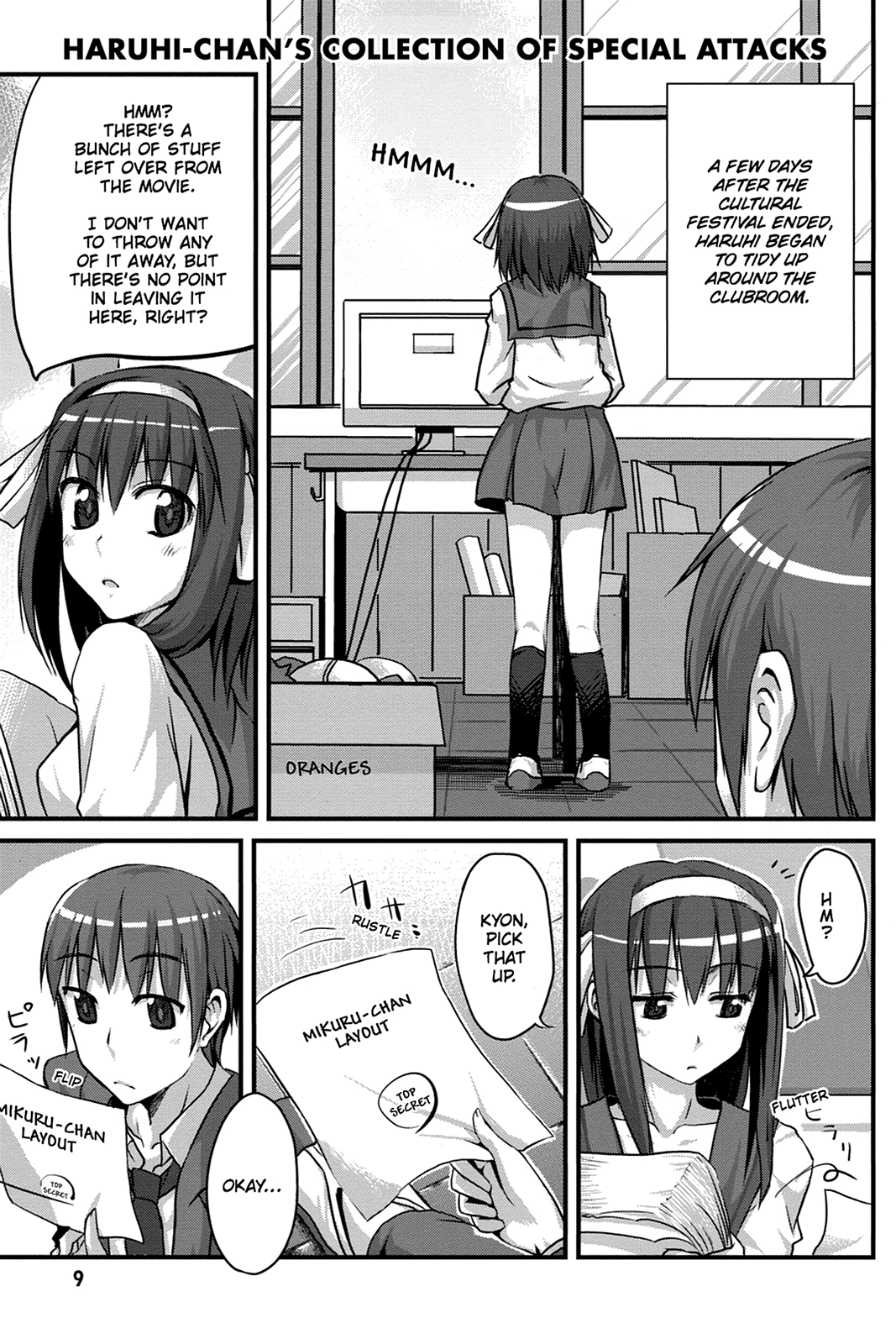 The Melancholy of Suzumiya Haruhi-chan: The Untold Adventures of the SOS Brigade Chapter 1 page 10 - 