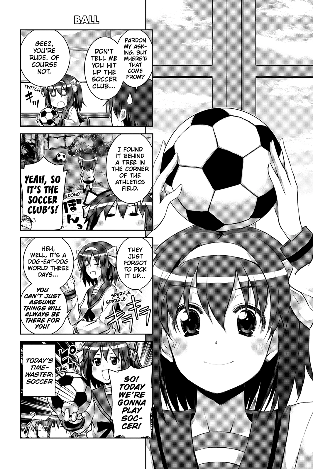 The Melancholy of Suzumiya Haruhi-chan: The Untold Adventures of the SOS Brigade Chapter 104 page 1 - 