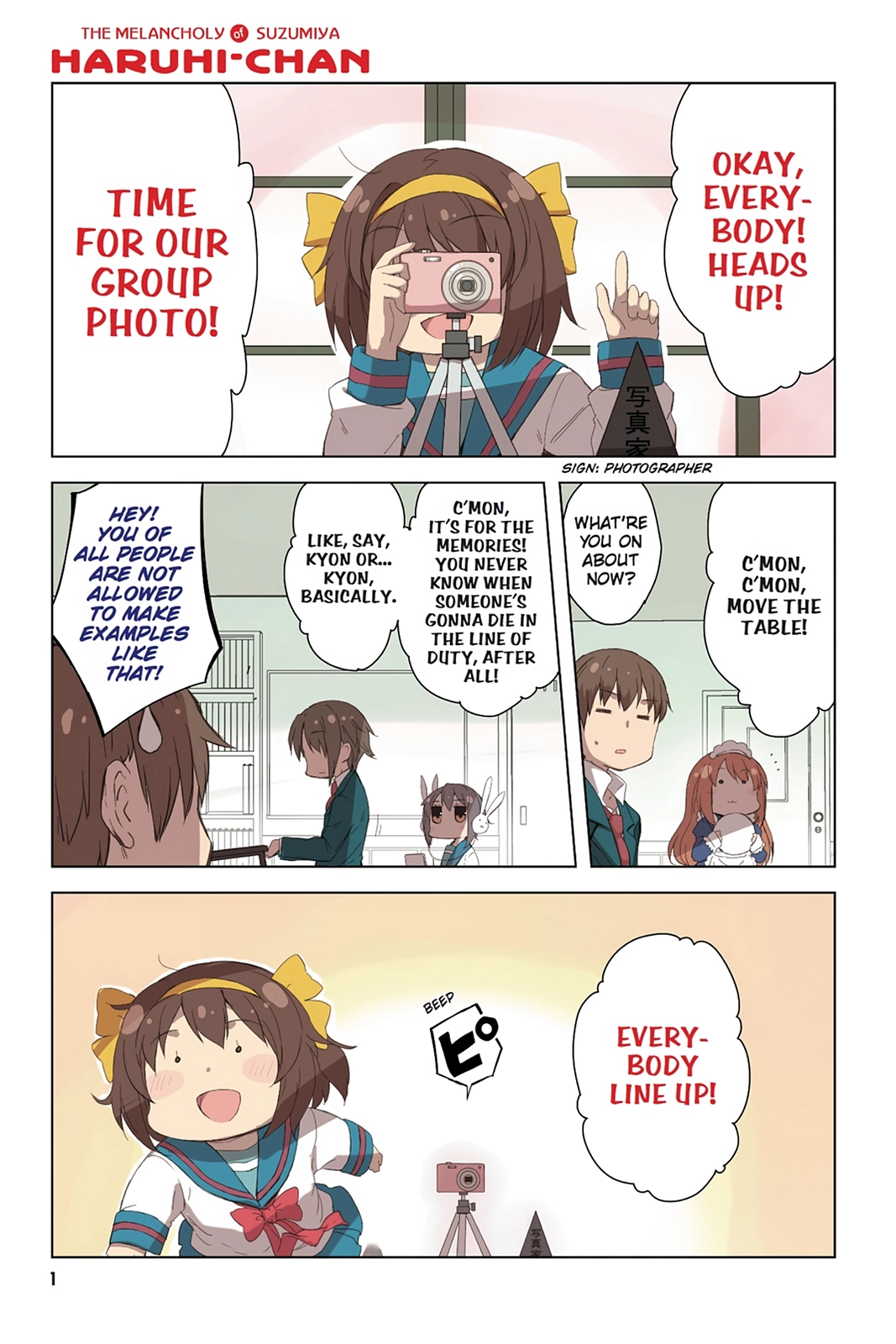 The Melancholy of Suzumiya Haruhi-chan: The Untold Adventures of the SOS Brigade Chapter 107 page 2 - 