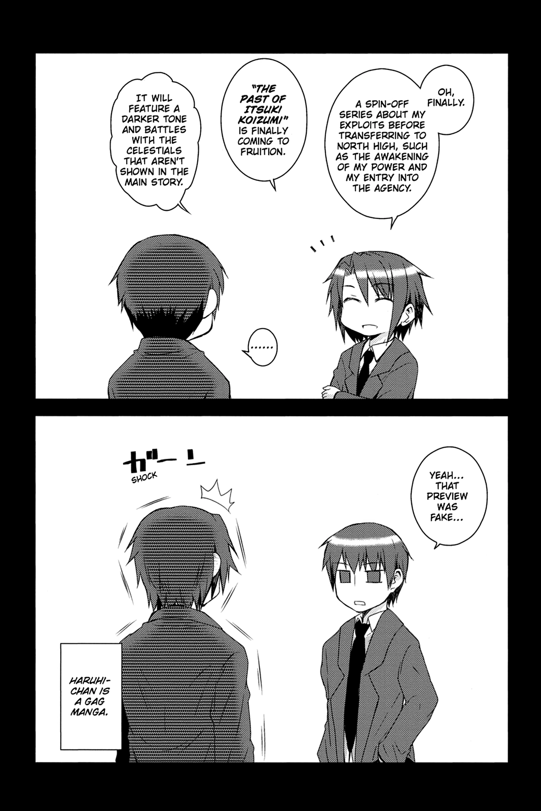The Melancholy of Suzumiya Haruhi-chan: The Untold Adventures of the SOS Brigade Chapter 11 page 2 - 