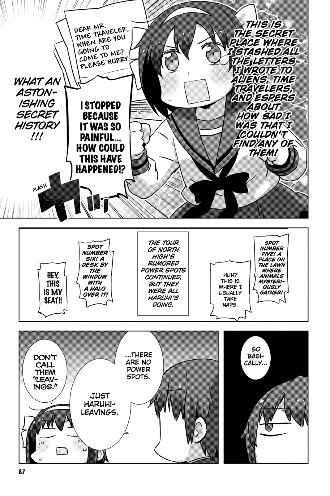 The Melancholy of Suzumiya Haruhi-chan: The Untold Adventures of the SOS Brigade Chapter 111 page 9 - 