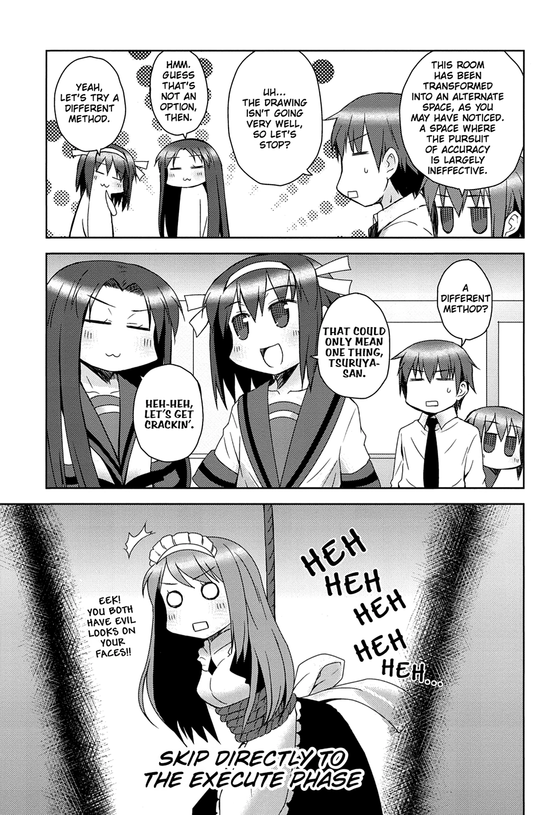 The Melancholy of Suzumiya Haruhi-chan: The Untold Adventures of the SOS Brigade Chapter 12 page 13 - 