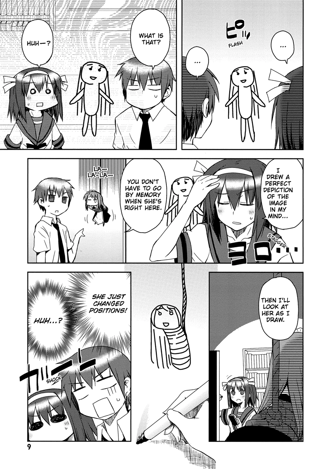 The Melancholy of Suzumiya Haruhi-chan: The Untold Adventures of the SOS Brigade Chapter 12 page 9 - 