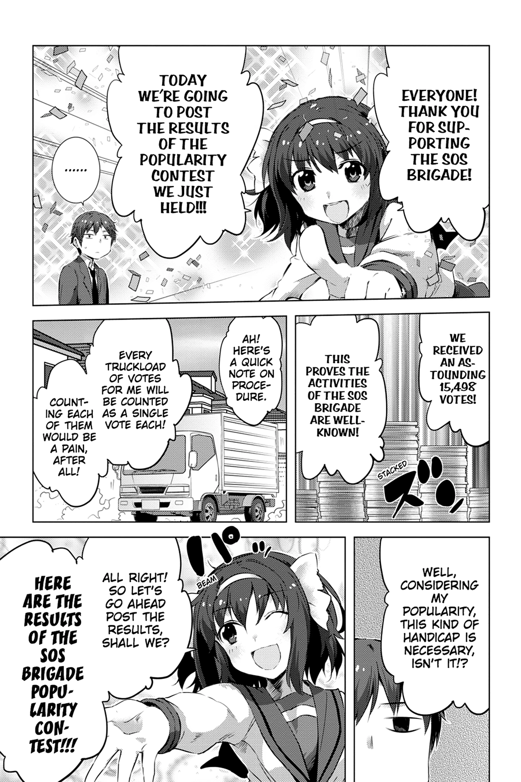 The Melancholy of Suzumiya Haruhi-chan: The Untold Adventures of the SOS Brigade Chapter 120 page 1 - 