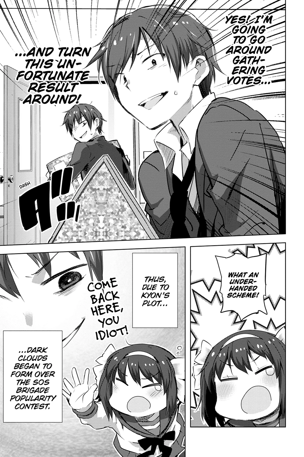 The Melancholy of Suzumiya Haruhi-chan: The Untold Adventures of the SOS Brigade Chapter 120 page 9 - 
