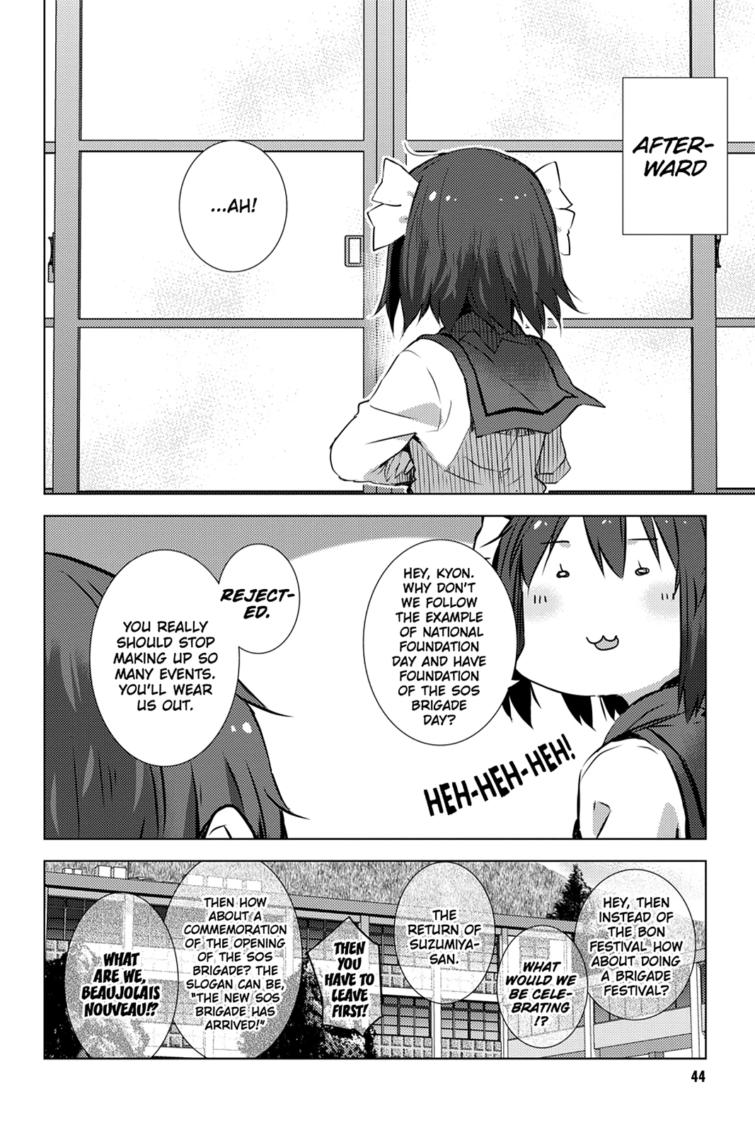 The Melancholy of Suzumiya Haruhi-chan: The Untold Adventures of the SOS Brigade Chapter 121 page 10 - 