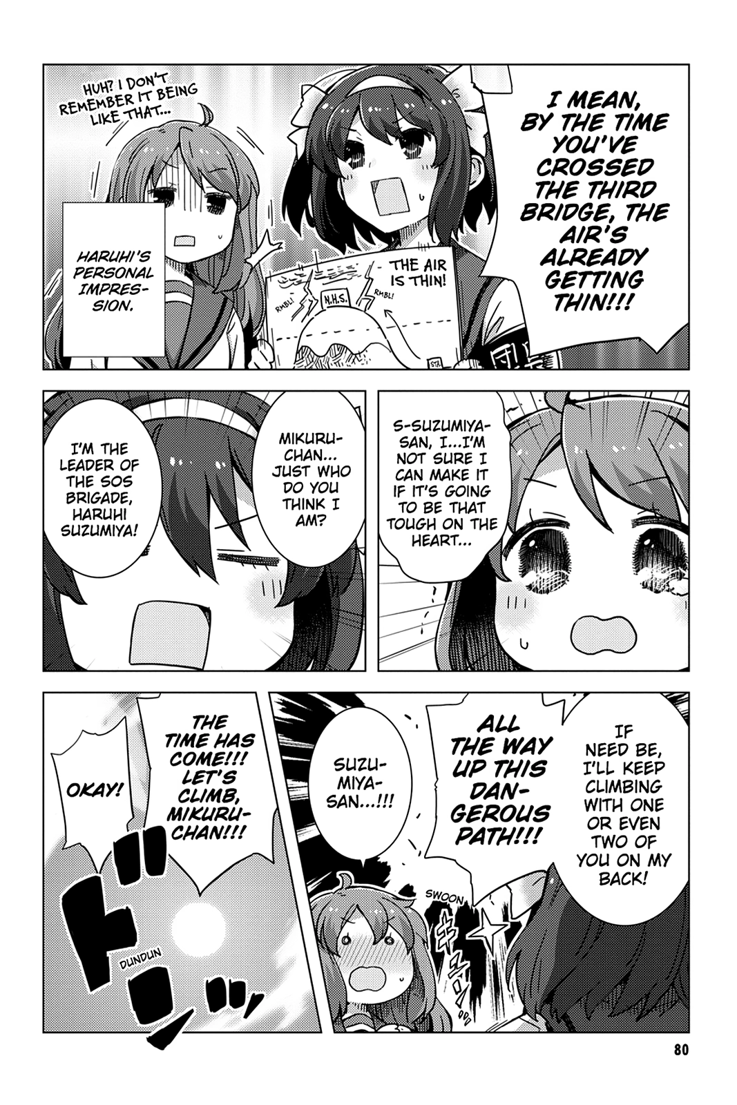 The Melancholy of Suzumiya Haruhi-chan: The Untold Adventures of the SOS Brigade Chapter 124 page 6 - 