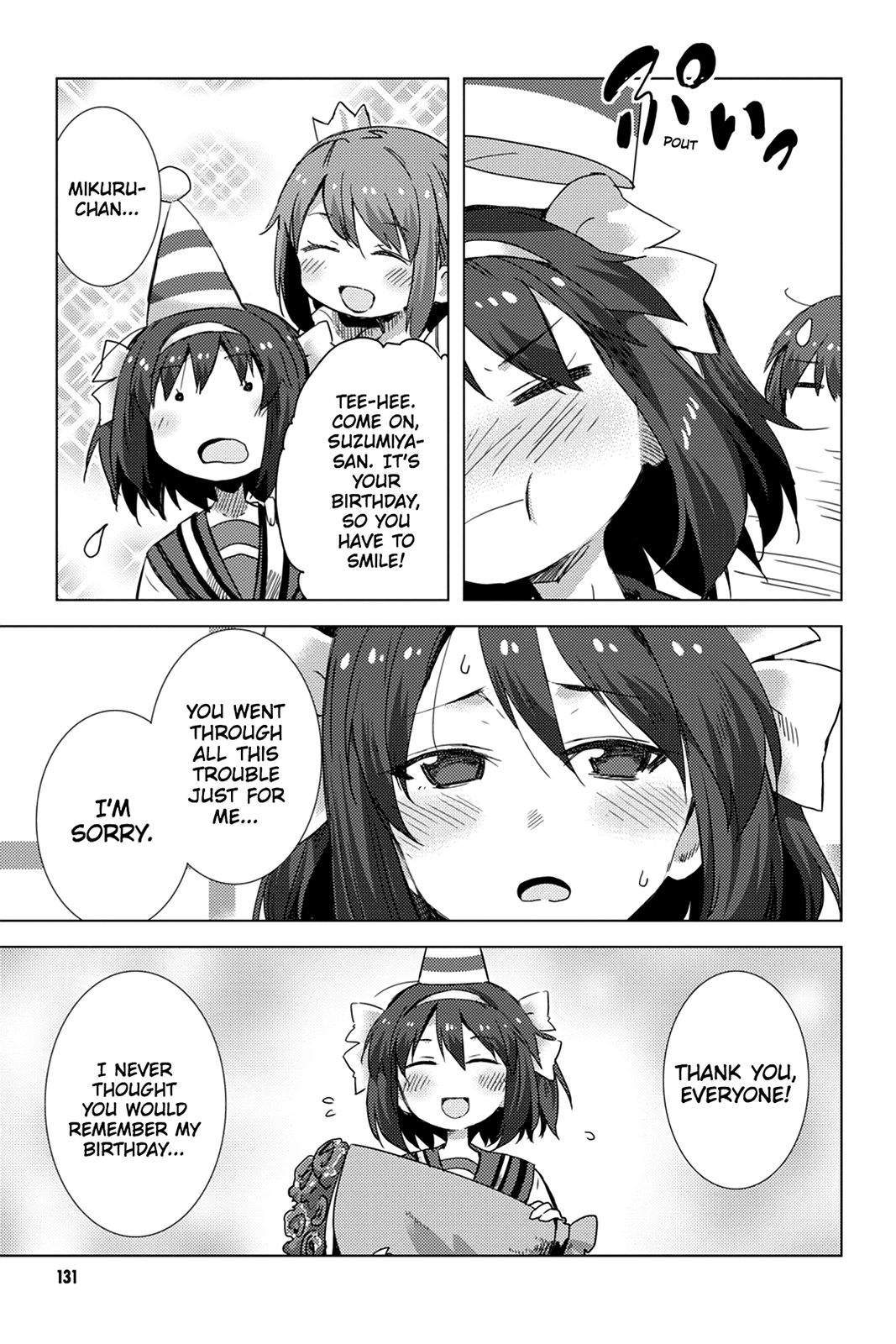The Melancholy of Suzumiya Haruhi-chan: The Untold Adventures of the SOS Brigade Chapter 128 page 7 - 