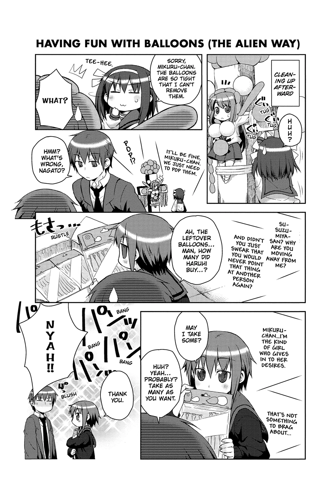 The Melancholy of Suzumiya Haruhi-chan: The Untold Adventures of the SOS Brigade Chapter 13 page 5 - 