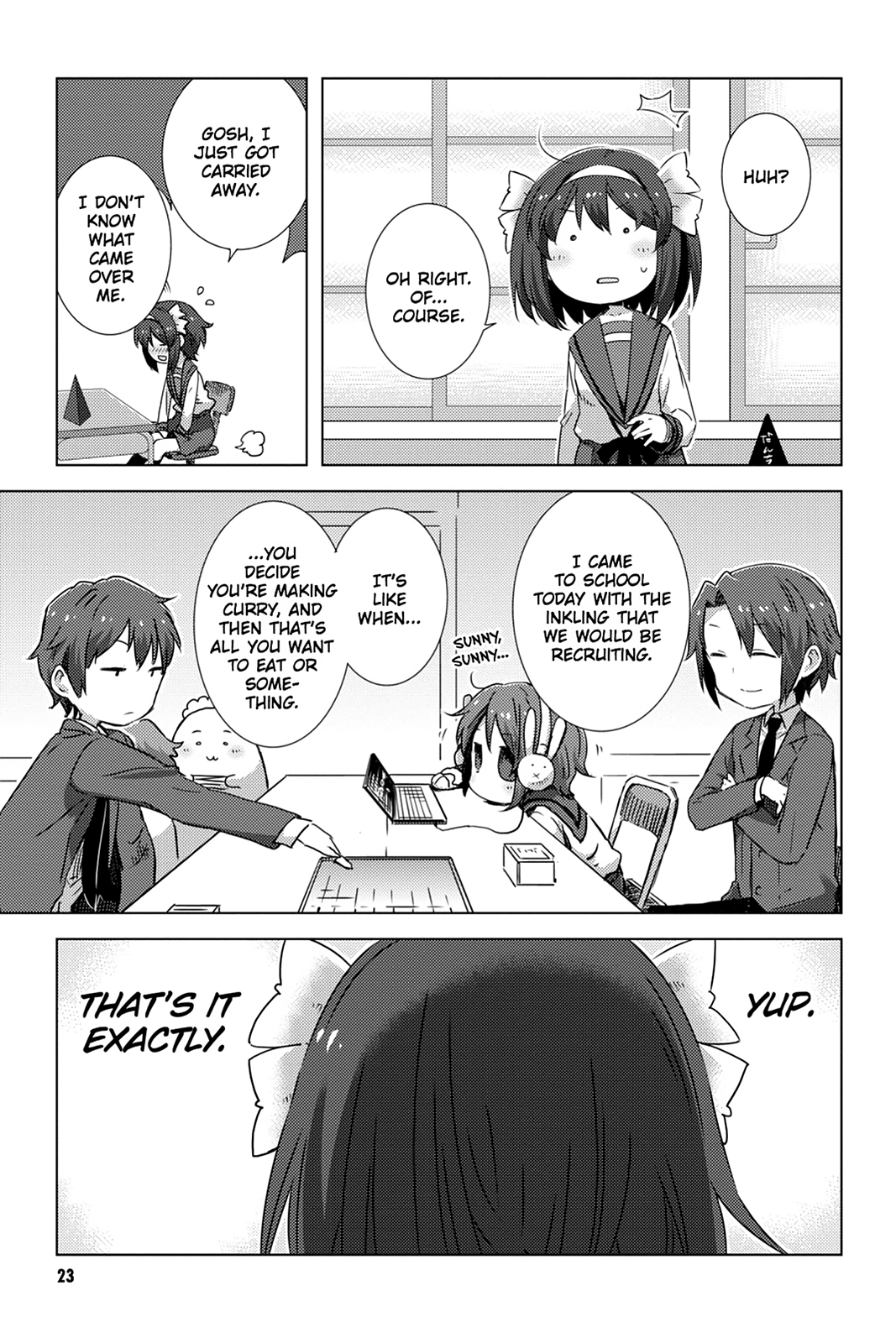 The Melancholy of Suzumiya Haruhi-chan: The Untold Adventures of the SOS Brigade Chapter 131 page 3 - 