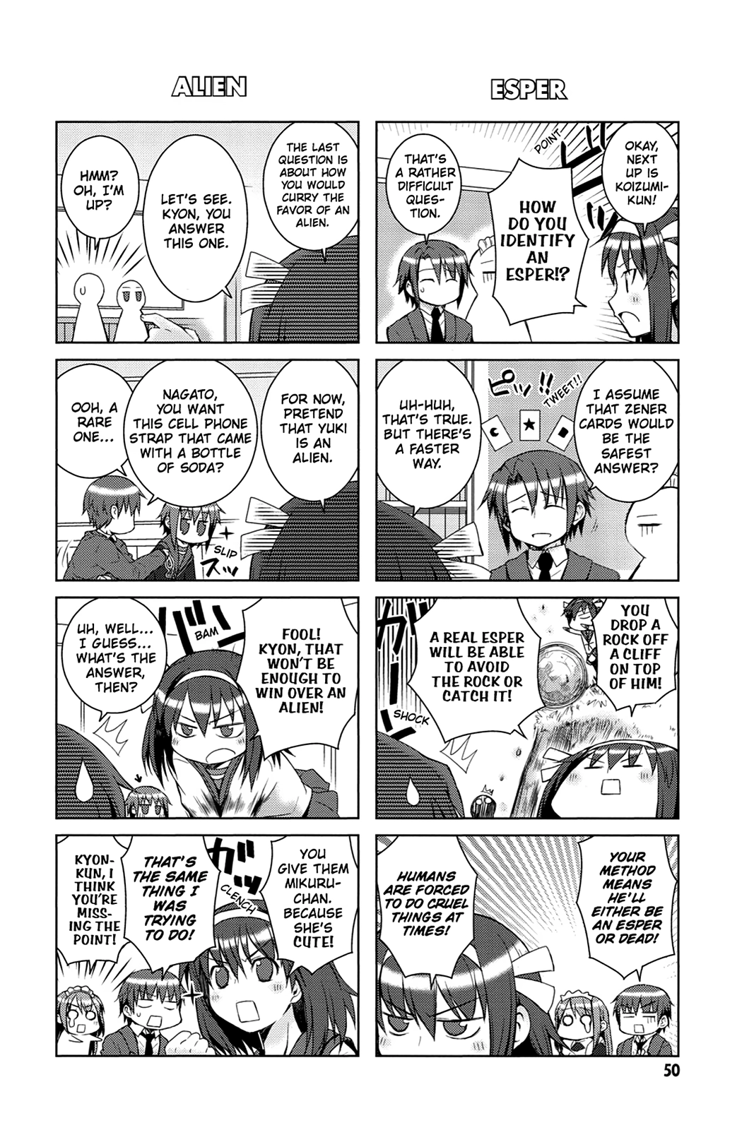 The Melancholy of Suzumiya Haruhi-chan: The Untold Adventures of the SOS Brigade Chapter 14 page 14 - 