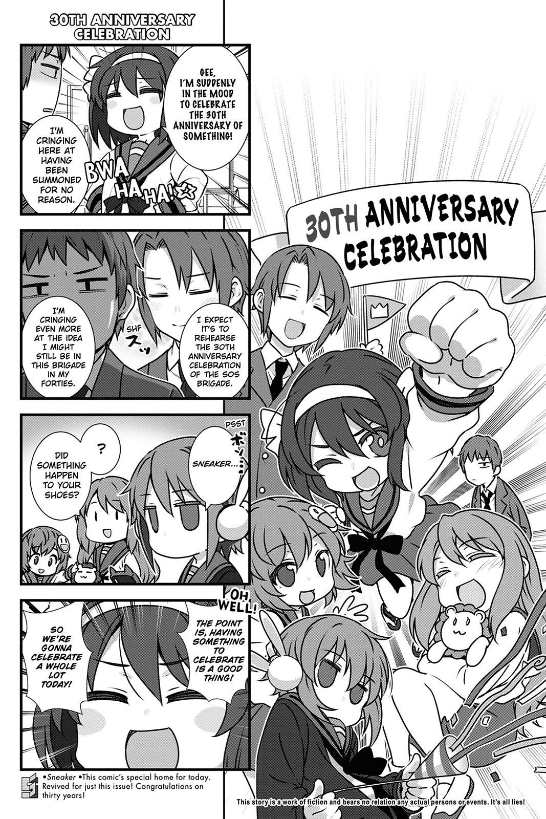 The Melancholy of Suzumiya Haruhi-chan: The Untold Adventures of the SOS Brigade Chapter 163 page 1 - 