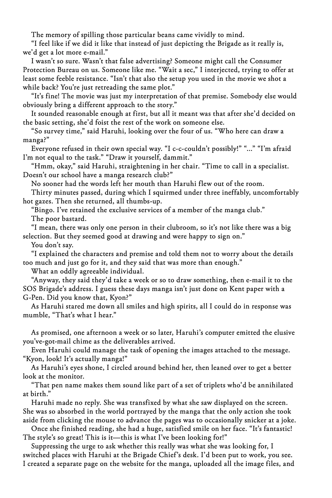 The Melancholy of Suzumiya Haruhi-chan: The Untold Adventures of the SOS Brigade Chapter 166 page 23 - 