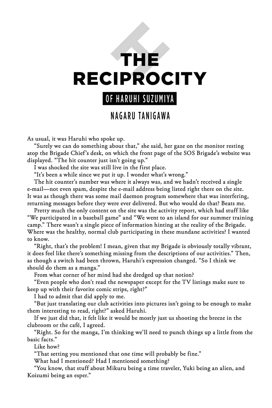 The Melancholy of Suzumiya Haruhi-chan: The Untold Adventures of the SOS Brigade Chapter 167 page 1 - 