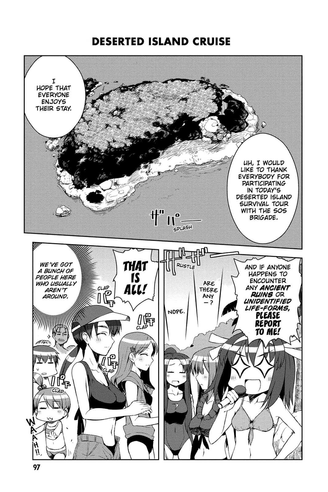The Melancholy of Suzumiya Haruhi-chan: The Untold Adventures of the SOS Brigade Chapter 17 page 5 - 