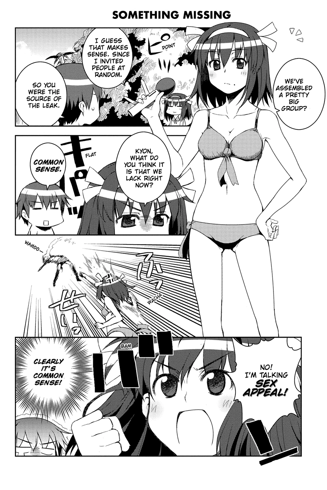The Melancholy of Suzumiya Haruhi-chan: The Untold Adventures of the SOS Brigade Chapter 17 page 6 - 
