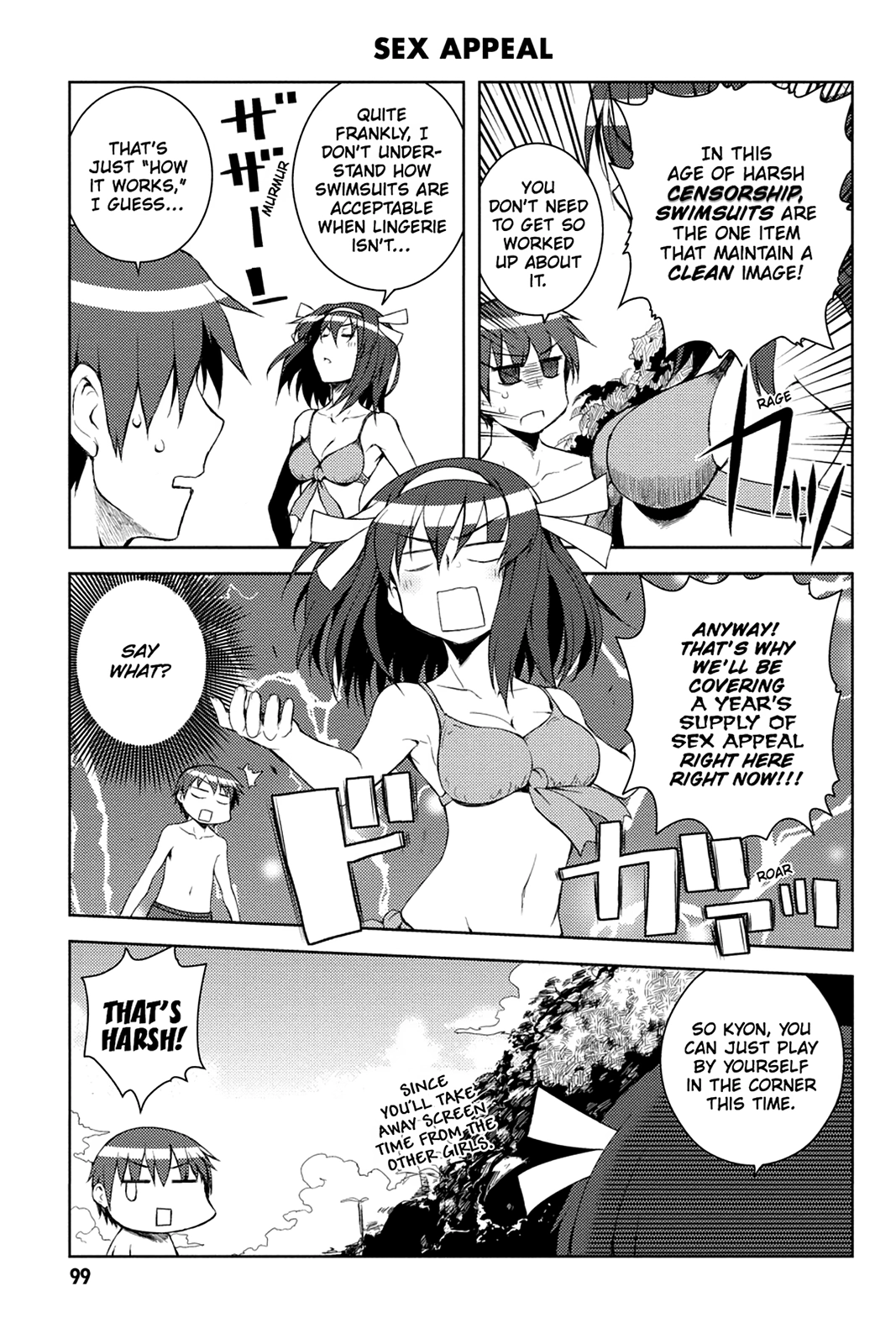 The Melancholy of Suzumiya Haruhi-chan: The Untold Adventures of the SOS Brigade Chapter 17 page 7 - 