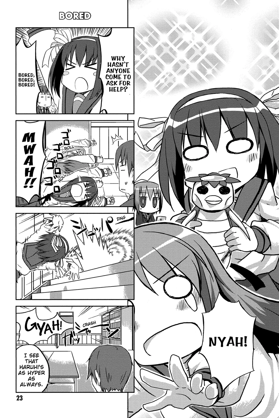 The Melancholy of Suzumiya Haruhi-chan: The Untold Adventures of the SOS Brigade Chapter 2 page 1 - 