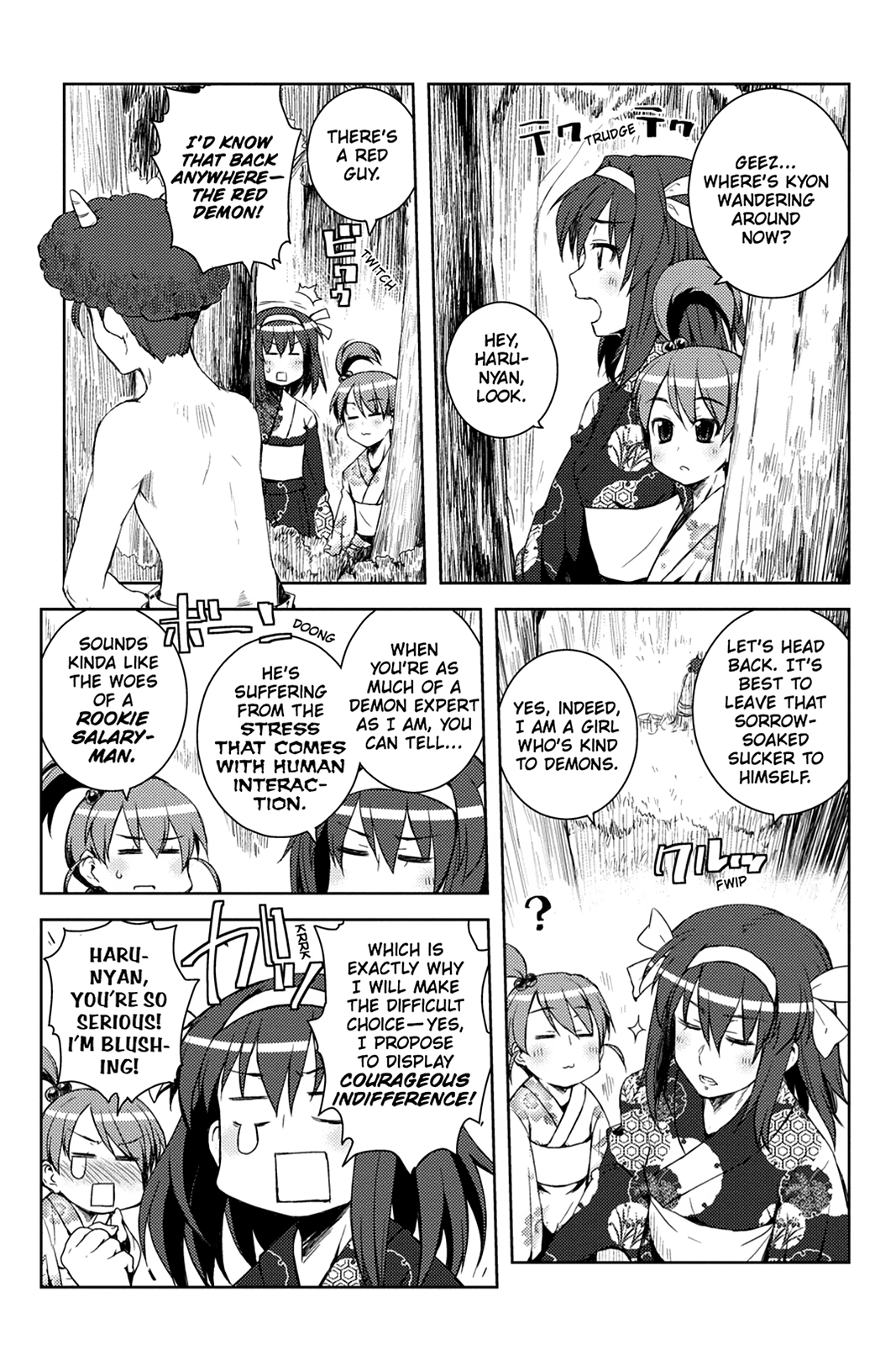 The Melancholy of Suzumiya Haruhi-chan: The Untold Adventures of the SOS Brigade Chapter 26 page 7 - 