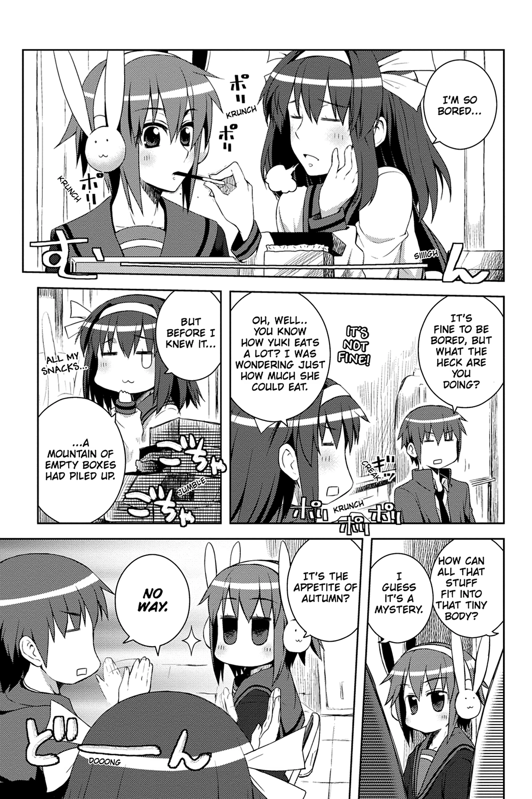 The Melancholy of Suzumiya Haruhi-chan: The Untold Adventures of the SOS Brigade Chapter 27 page 1 - 