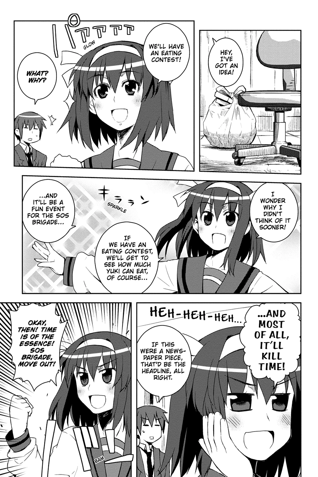 The Melancholy of Suzumiya Haruhi-chan: The Untold Adventures of the SOS Brigade Chapter 27 page 3 - 