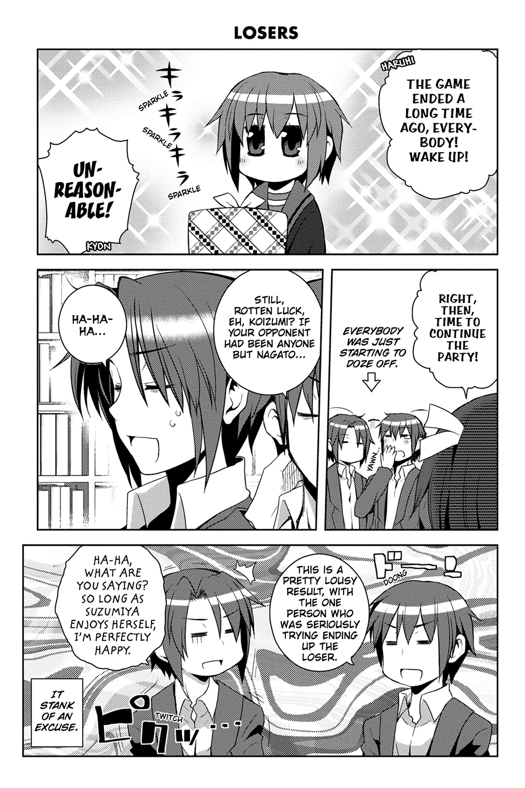 The Melancholy of Suzumiya Haruhi-chan: The Untold Adventures of the SOS Brigade Chapter 28 page 7 - 