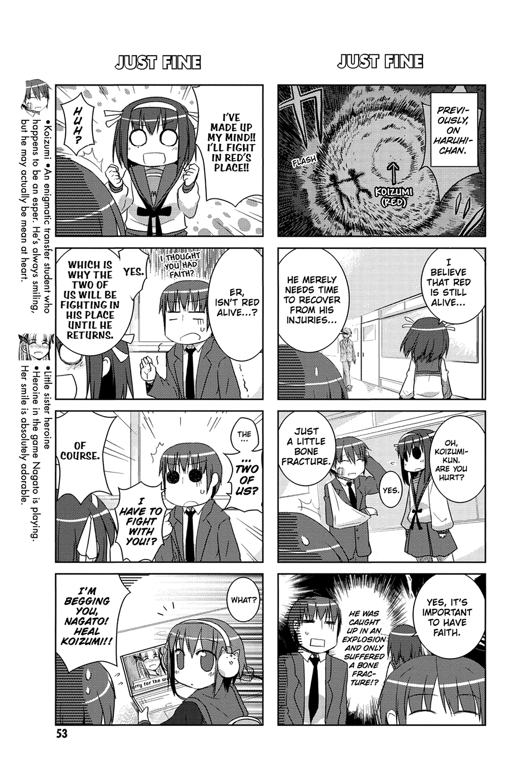 The Melancholy of Suzumiya Haruhi-chan: The Untold Adventures of the SOS Brigade Chapter 3 page 13 - 
