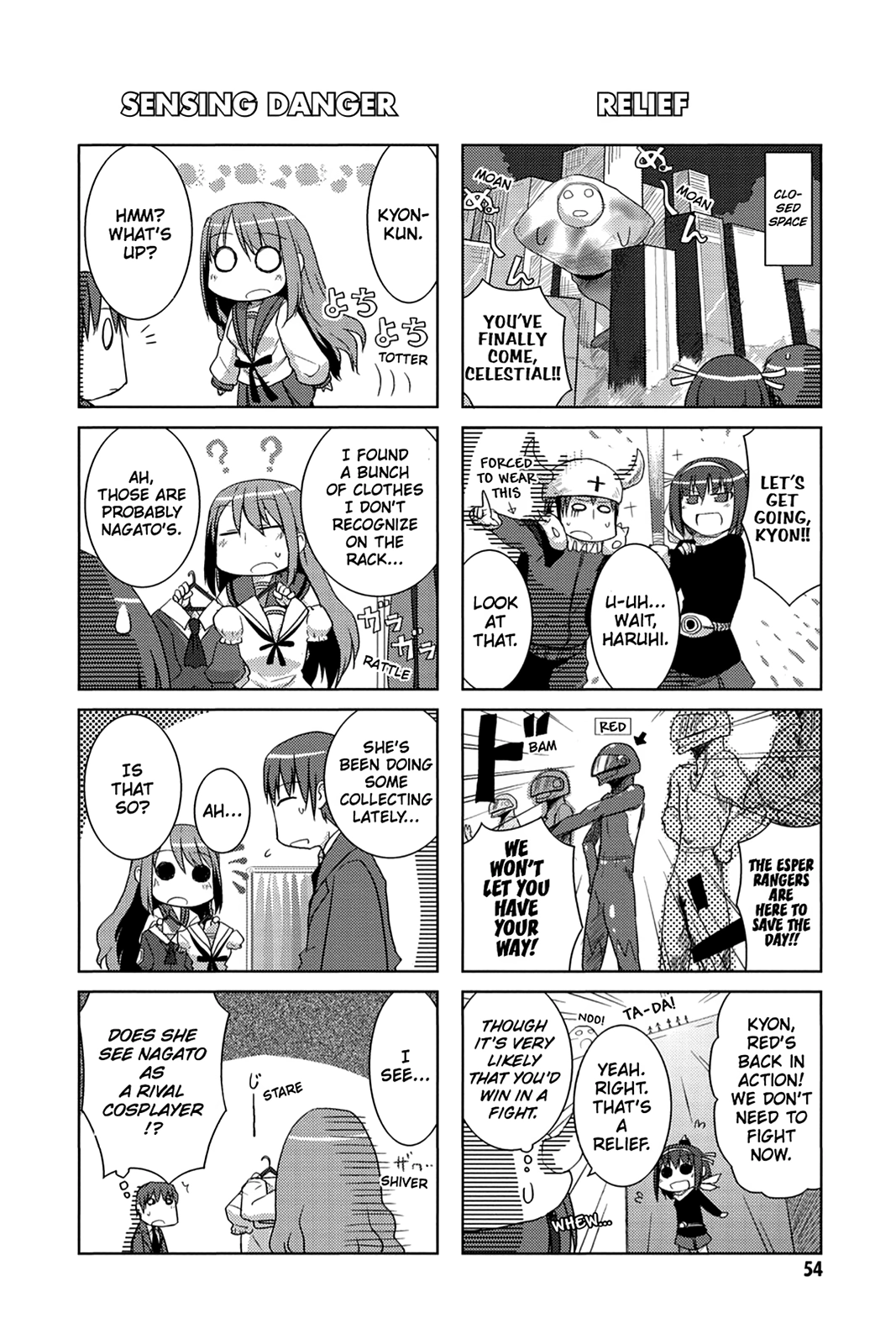 The Melancholy of Suzumiya Haruhi-chan: The Untold Adventures of the SOS Brigade Chapter 3 page 14 - 