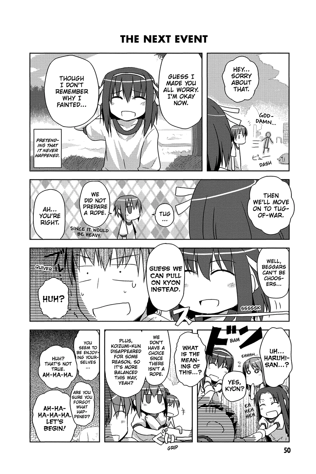 The Melancholy of Suzumiya Haruhi-chan: The Untold Adventures of the SOS Brigade Chapter 3 page 10 - 
