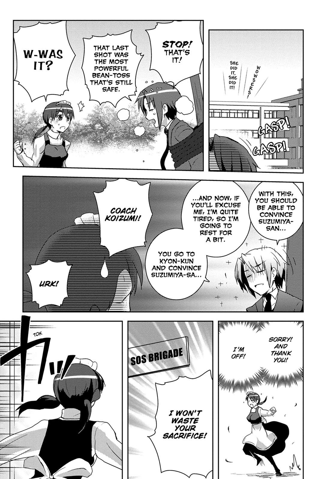 The Melancholy of Suzumiya Haruhi-chan: The Untold Adventures of the SOS Brigade Chapter 30 page 11 - 