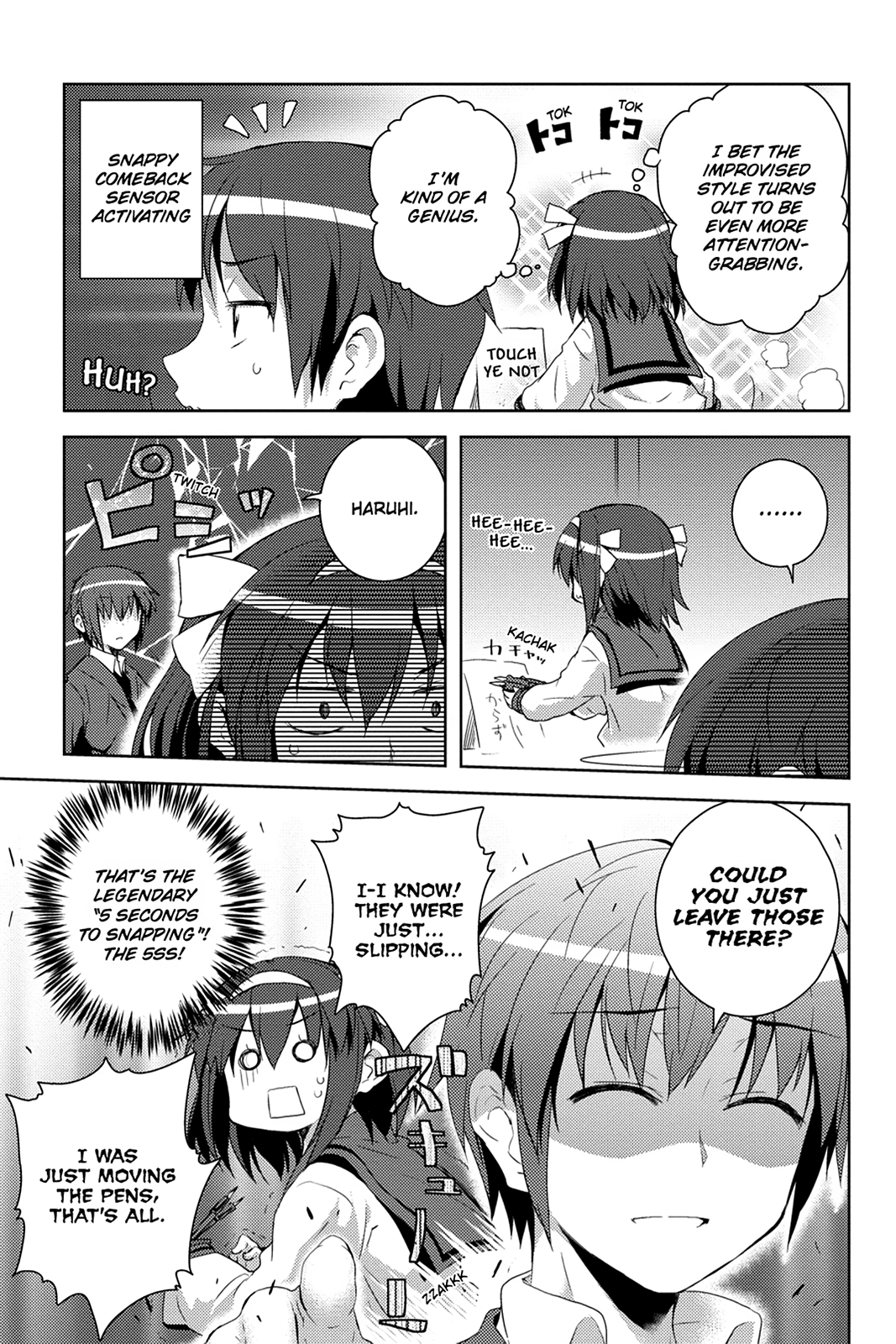 The Melancholy of Suzumiya Haruhi-chan: The Untold Adventures of the SOS Brigade Chapter 31 page 9 - 
