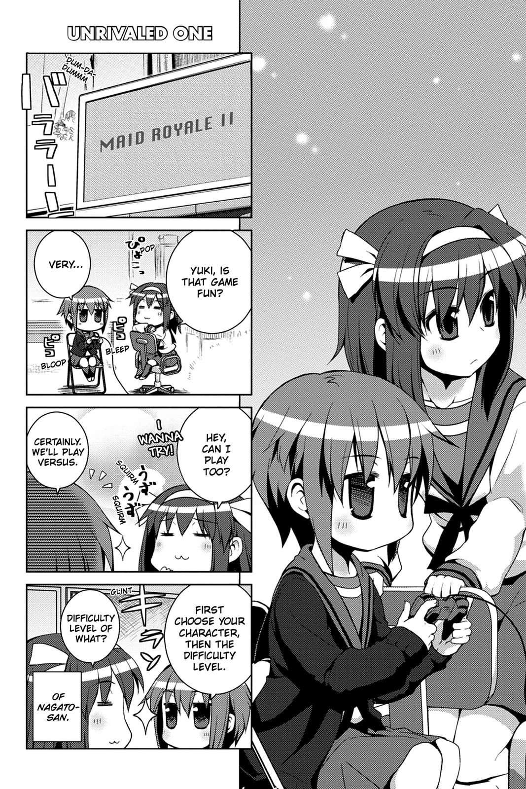 The Melancholy of Suzumiya Haruhi-chan: The Untold Adventures of the SOS Brigade Chapter 35 page 1 - 