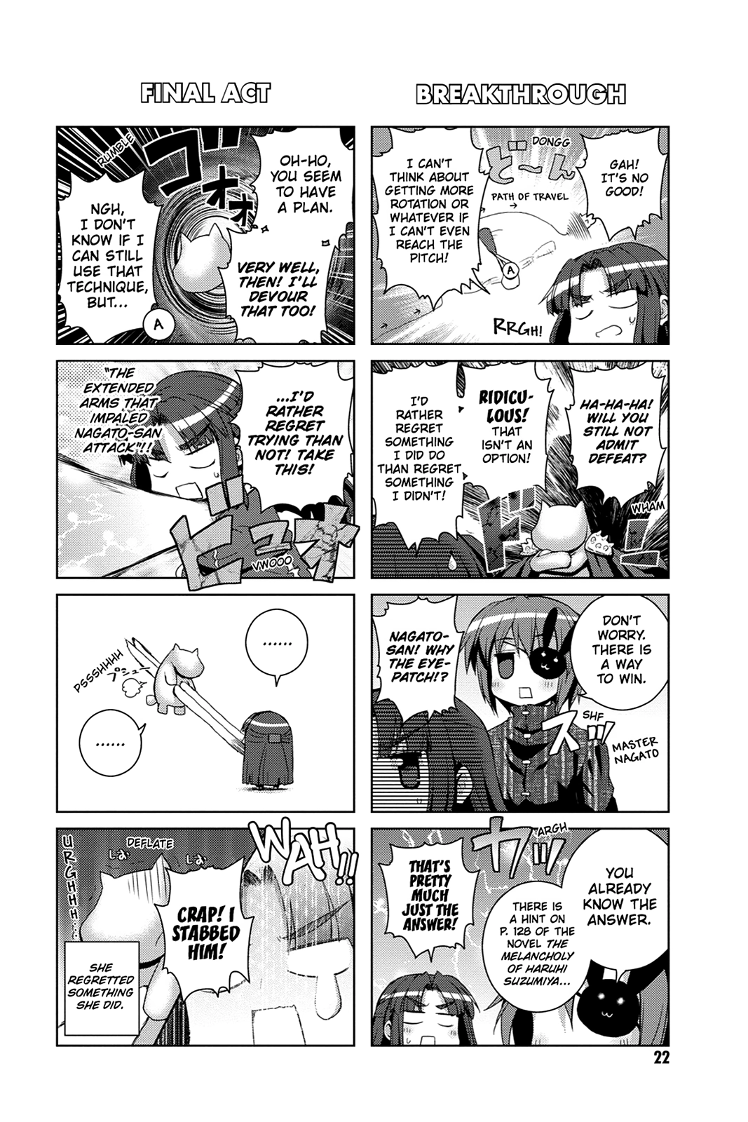The Melancholy of Suzumiya Haruhi-chan: The Untold Adventures of the SOS Brigade Chapter 37 page 23 - 