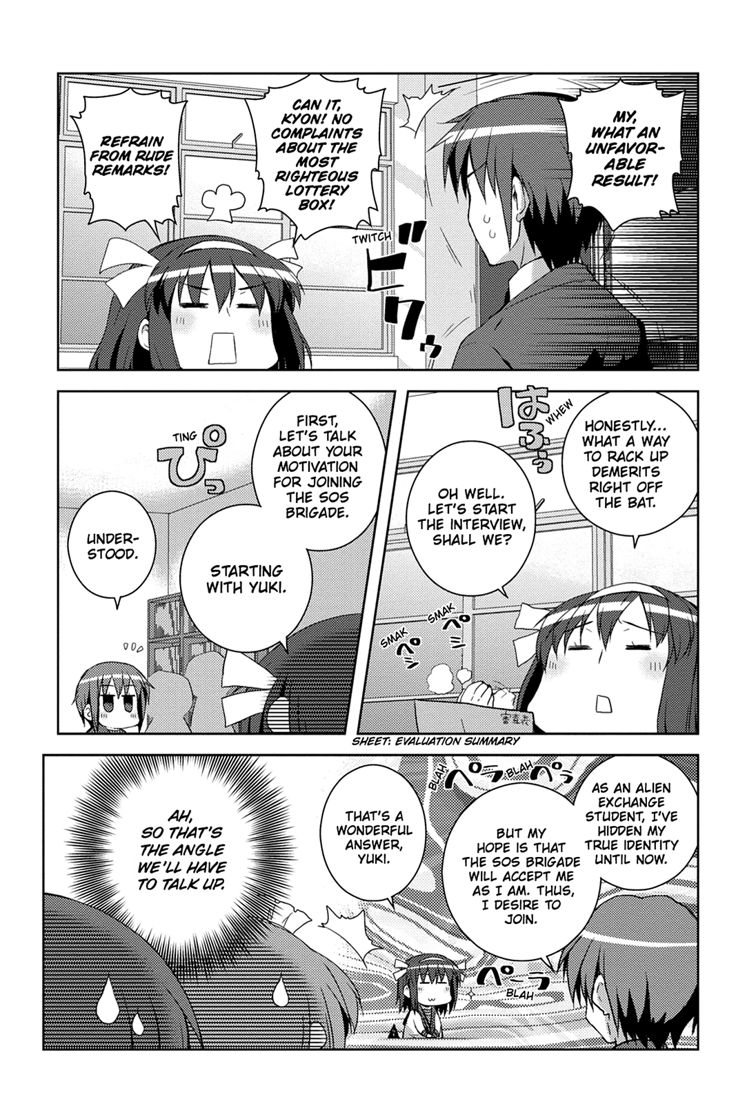 The Melancholy of Suzumiya Haruhi-chan: The Untold Adventures of the SOS Brigade Chapter 38 page 7 - 