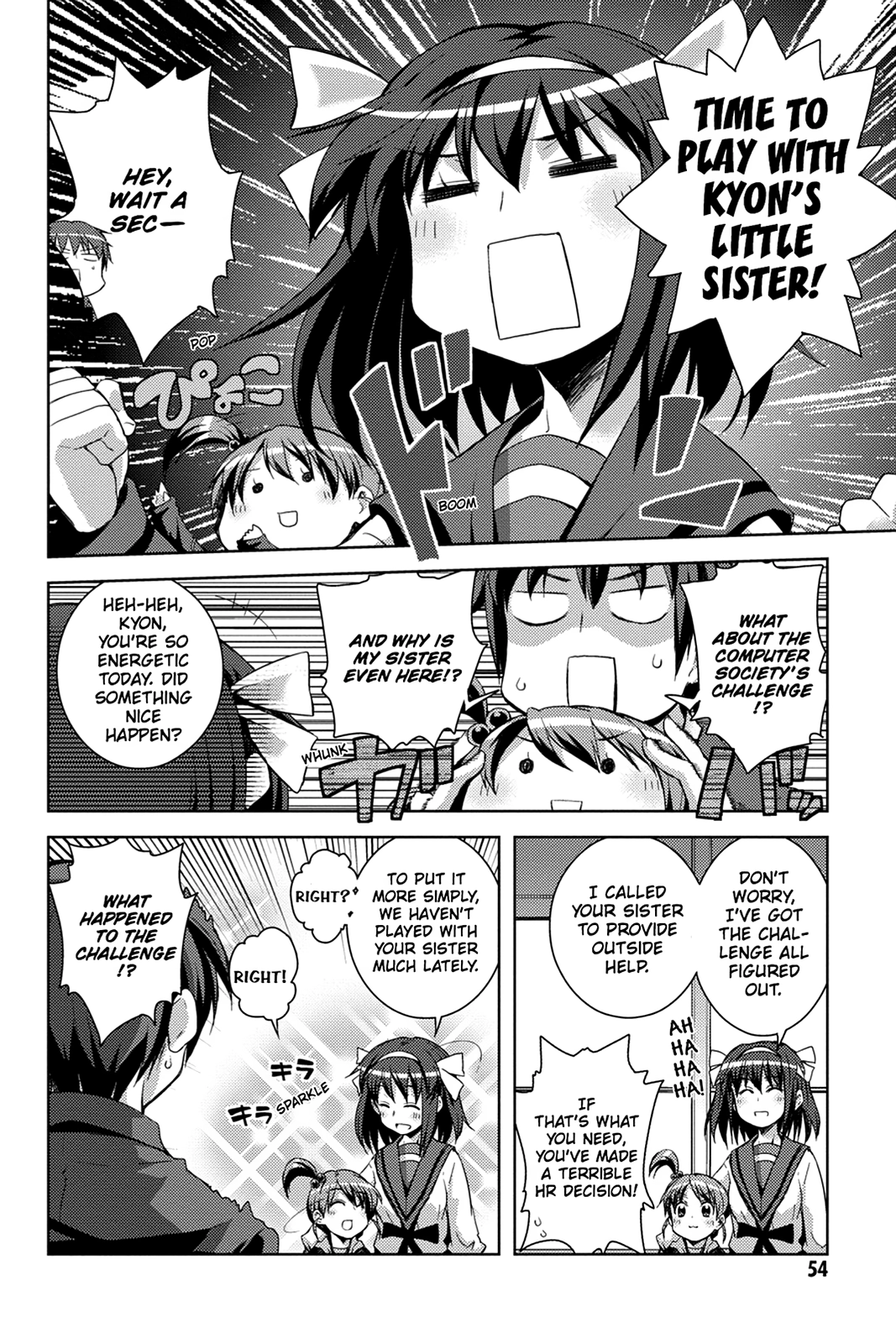 The Melancholy of Suzumiya Haruhi-chan: The Untold Adventures of the SOS Brigade Chapter 40 page 2 - 