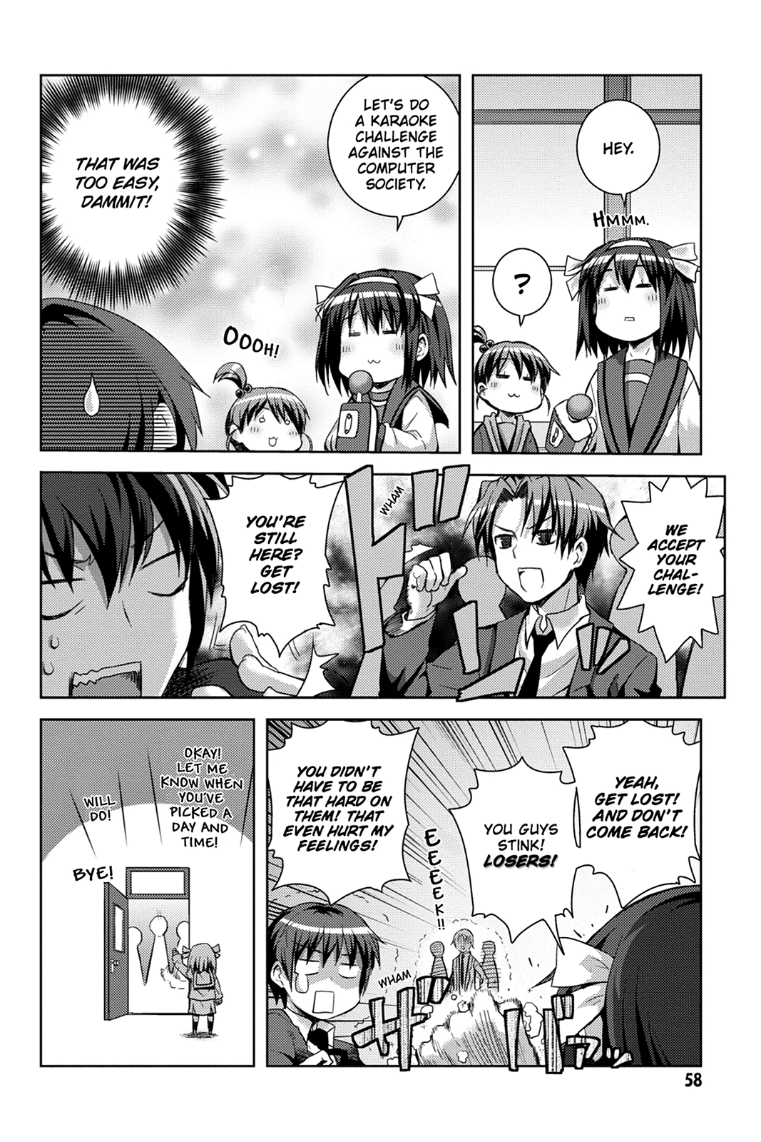 The Melancholy of Suzumiya Haruhi-chan: The Untold Adventures of the SOS Brigade Chapter 40 page 6 - 