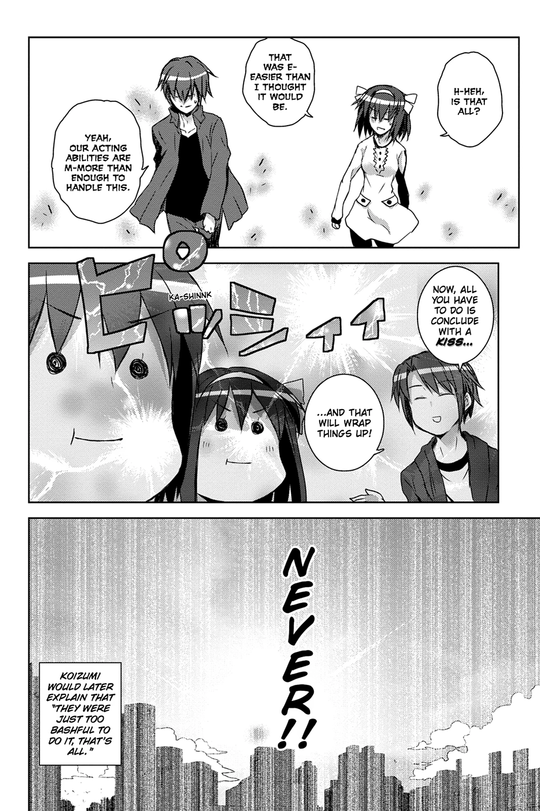 The Melancholy of Suzumiya Haruhi-chan: The Untold Adventures of the SOS Brigade Chapter 43 page 14 - 
