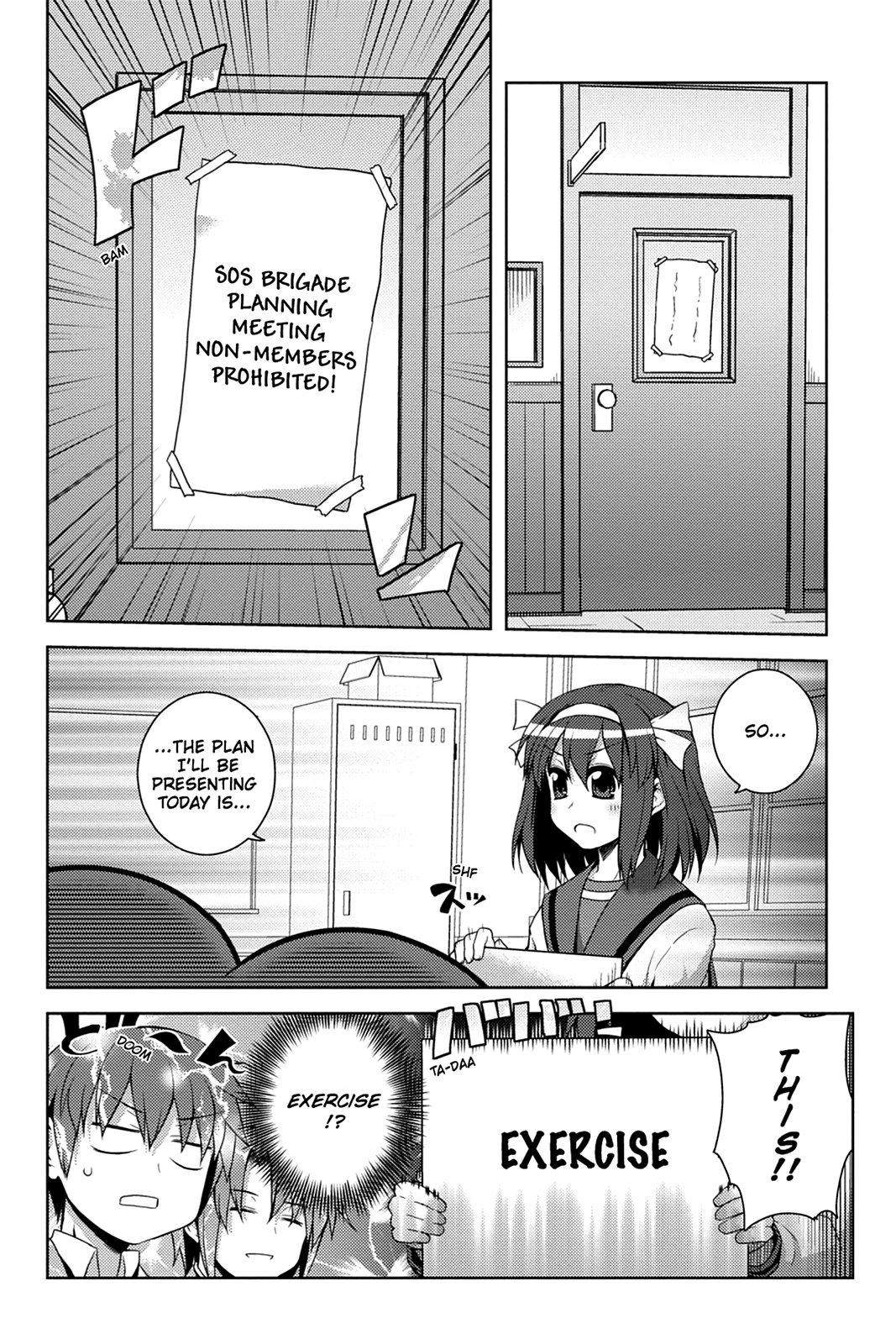 The Melancholy of Suzumiya Haruhi-chan: The Untold Adventures of the SOS Brigade Chapter 46 page 1 - 