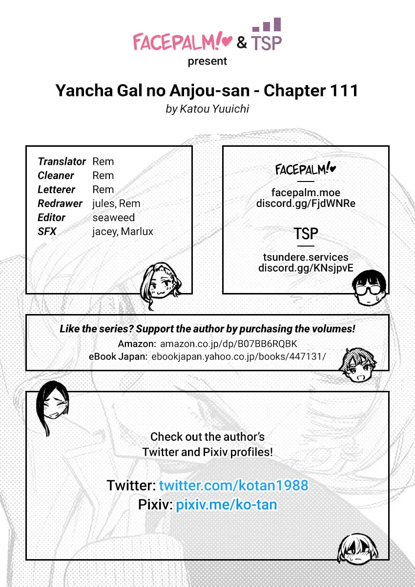 The Mischievous Gal Anjou-san Chapter 111 page 14 - 