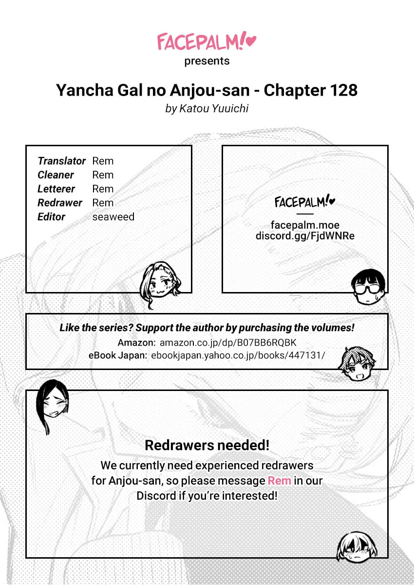 The Mischievous Gal Anjou-san Chapter 128 page 14 - 