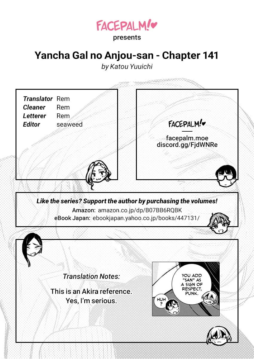 The Mischievous Gal Anjou-san Chapter 141 page 14 - 