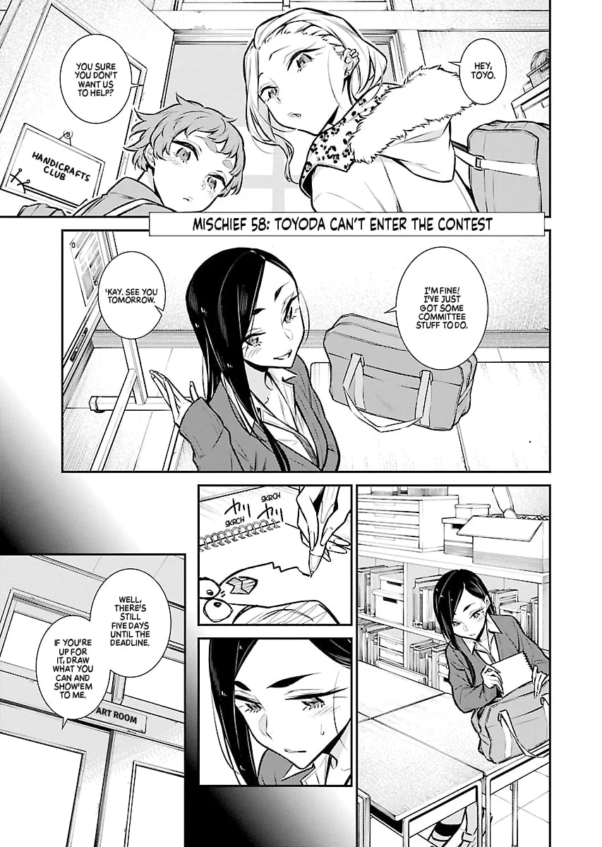 The Mischievous Gal Anjou-san Chapter 58 page 1 - 