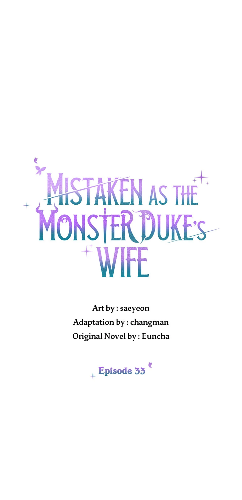 The Monster Duke Mistook Me for His Wife Chapter 33 page 1 - 