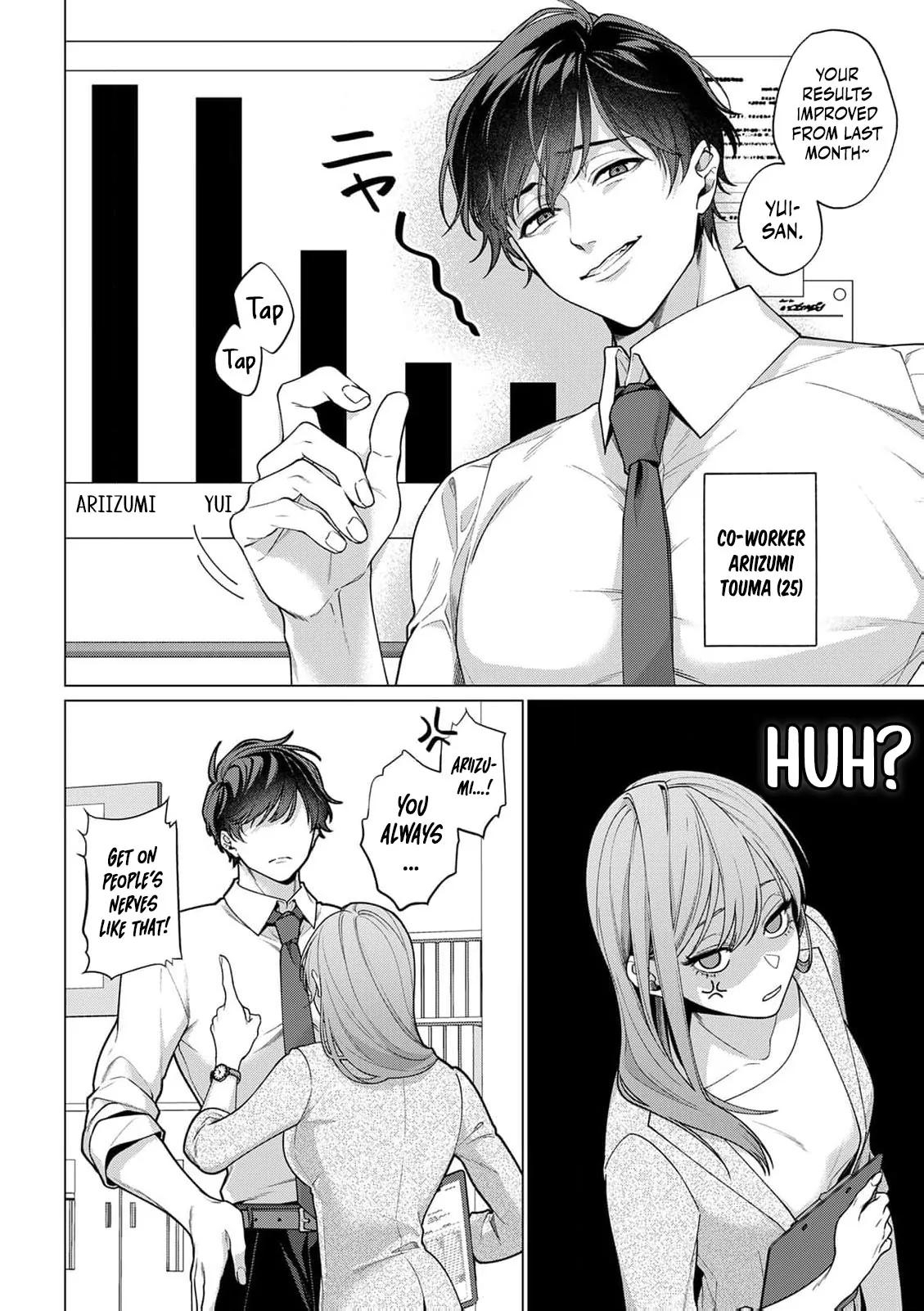 The More You Like Someone, the More You Wanna Pick on Them An Awkward, Obsessive Love Between Rival Coworkers Chapter 1 page 7 - 