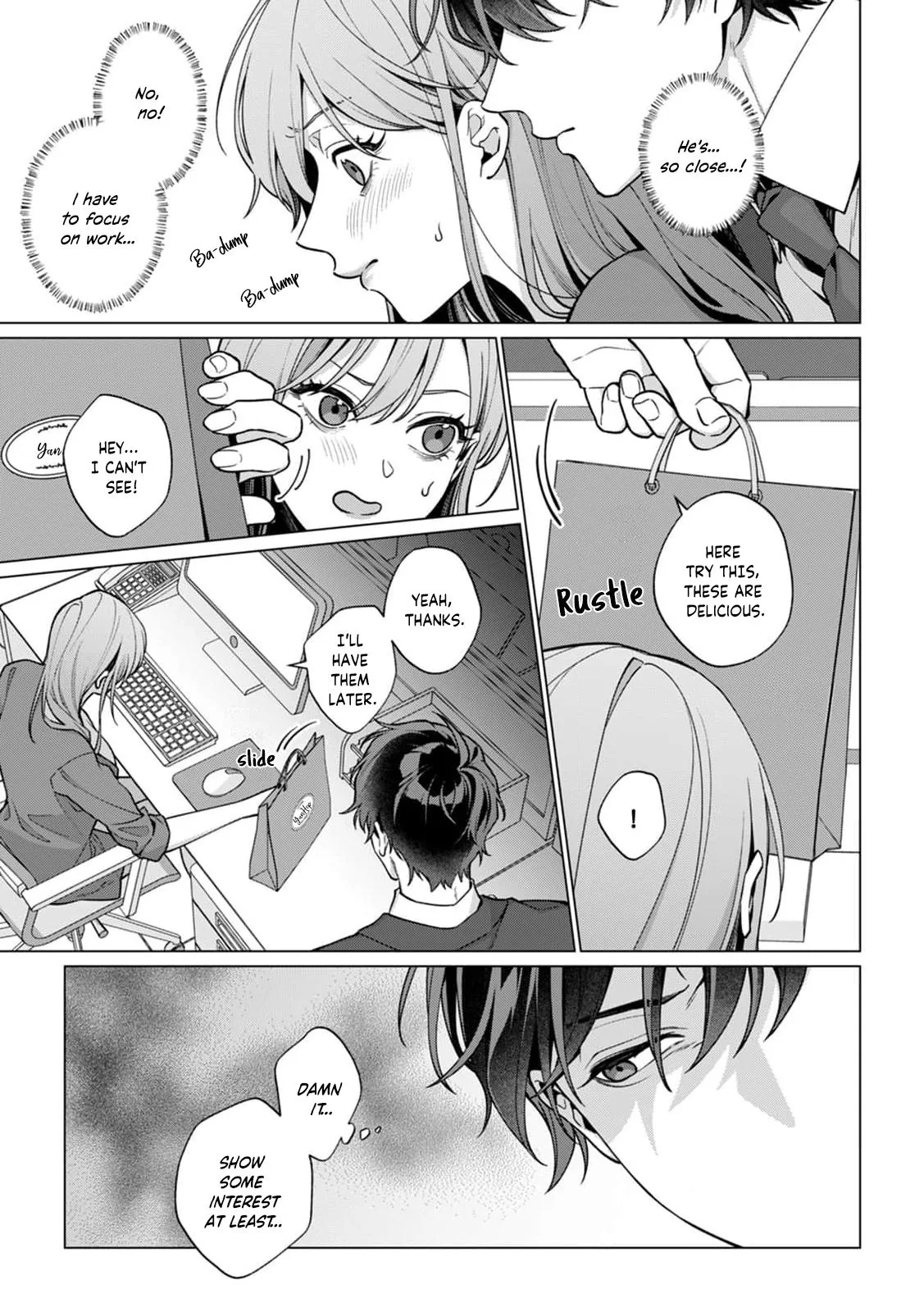 The More You Like Someone, the More You Wanna Pick on Them An Awkward, Obsessive Love Between Rival Coworkers Chapter 3 page 8 - 