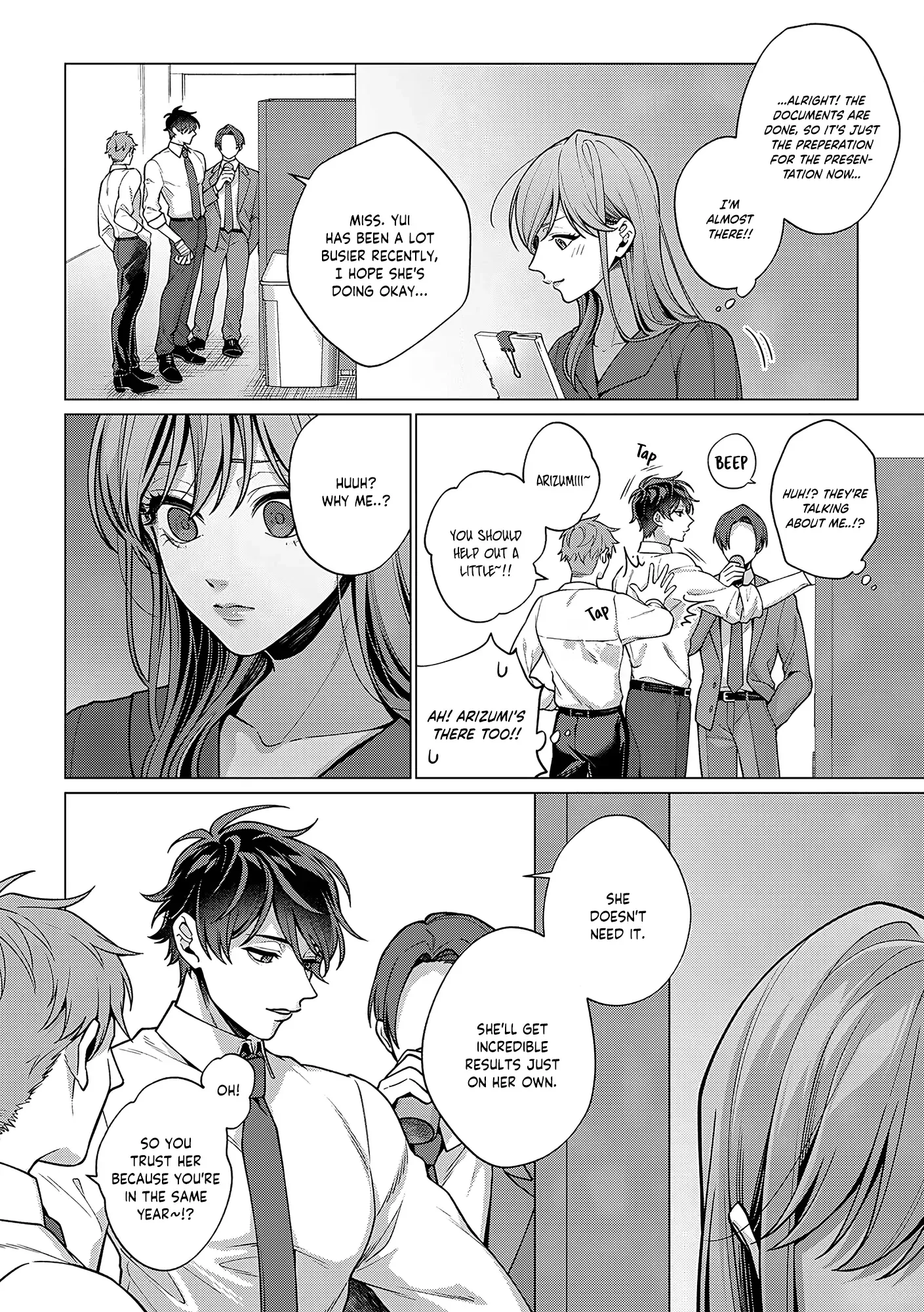 The More You Like Someone, the More You Wanna Pick on Them An Awkward, Obsessive Love Between Rival Coworkers Chapter 4 page 19 - 
