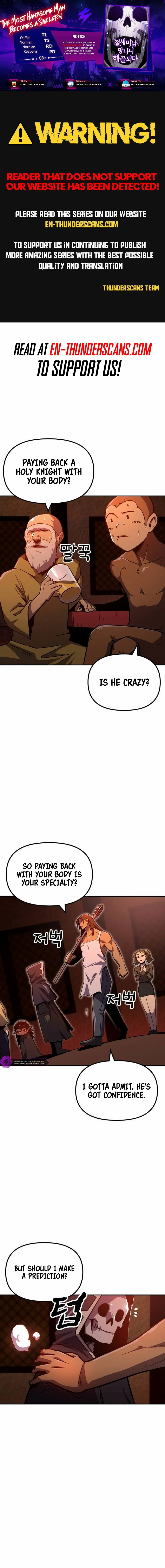 The Most Handsome Man Becomes a Skeleton Chapter 8 page 1 - 