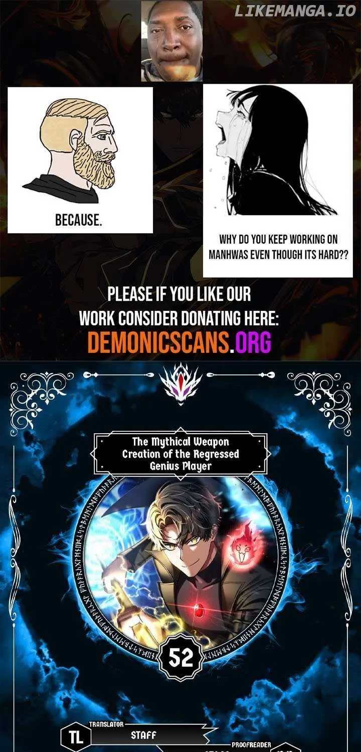 The Mythical Weapon Creation of the Regressed Genius Player Chapter 52 page 1 - 